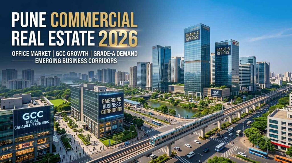 Pune Commercial Real Estate 2026: Office Market, GCC Growth, Grade-A Demand & Emerging Business Corridors